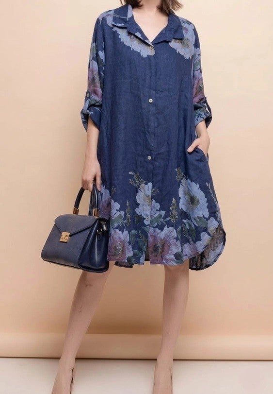 knee length dresses for ladies Queena 22 main image 1