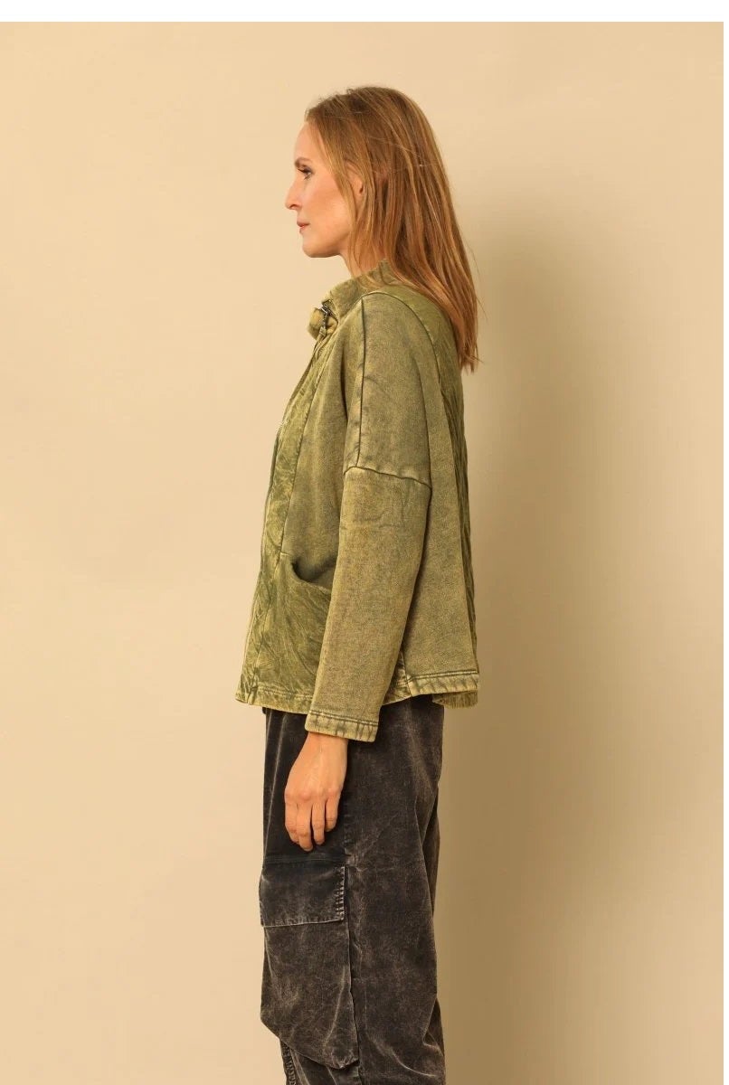 ★SALTY PEBBLE★ 2WAY_DETACHABLE CASENTINO JACKET [IVORY] A VONTADE