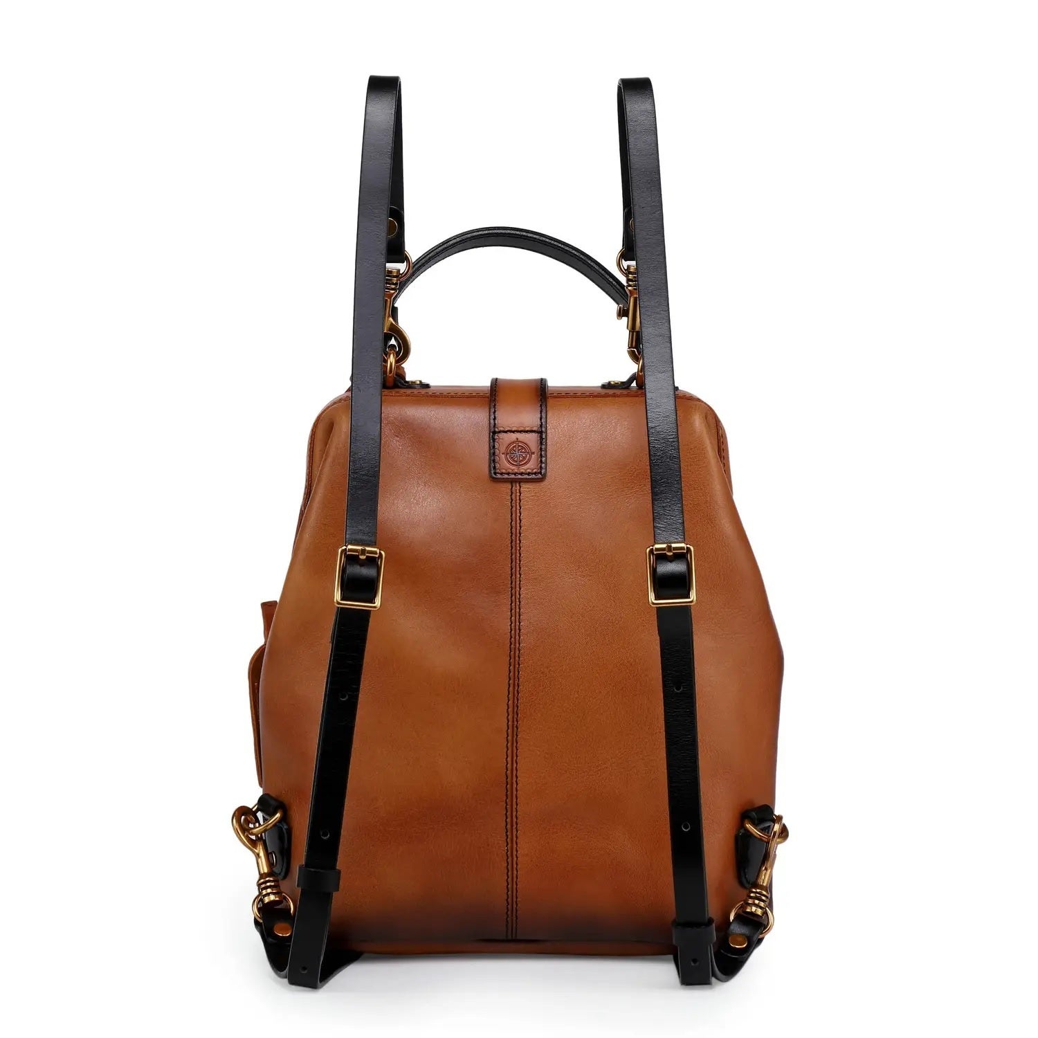 Old Trend Pamela Convertible Leather Backpack Chestnut Ombre Lillo Bella Women s Clothing Shoes Artisan Jewelry More