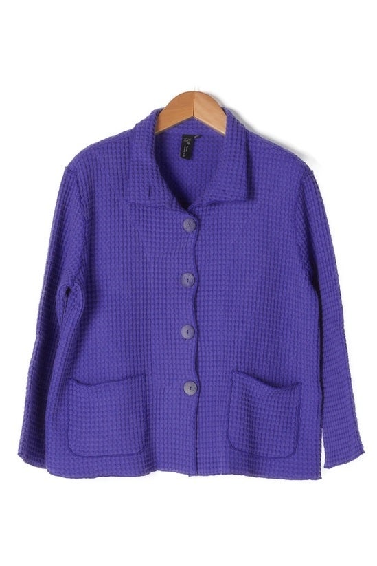 Focus fashion waffle jacket sales