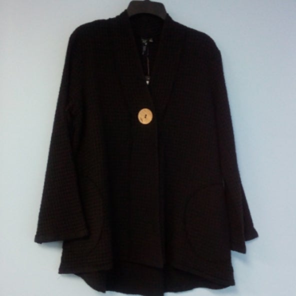 Focus fashion waffle jacket top