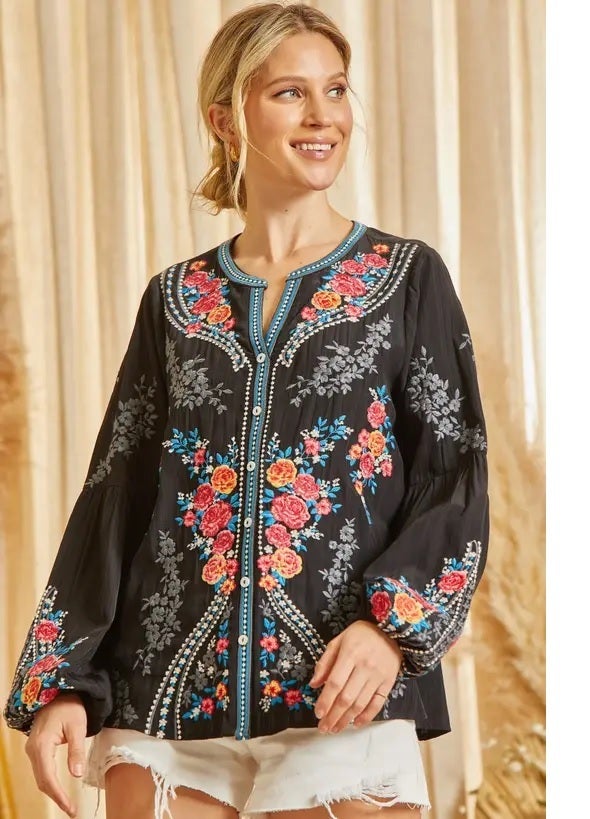 Andree by unit embroidered dress cheap