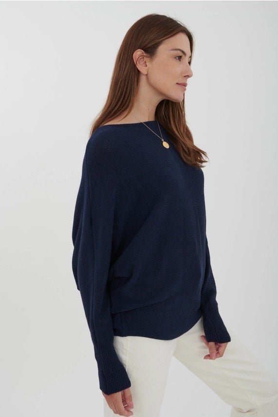 Joie Cashmere Blend Star Sweater Navy Lillo Bella Women s Clothing Shoes Artisan Jewelry More
