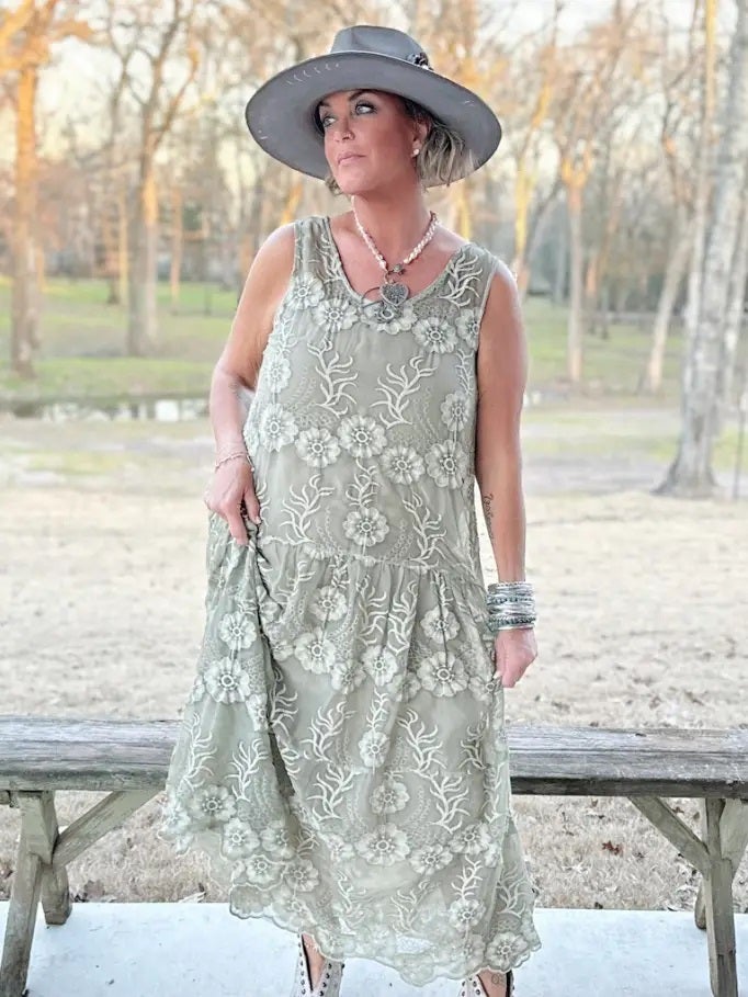 Vintage gypsy dress top