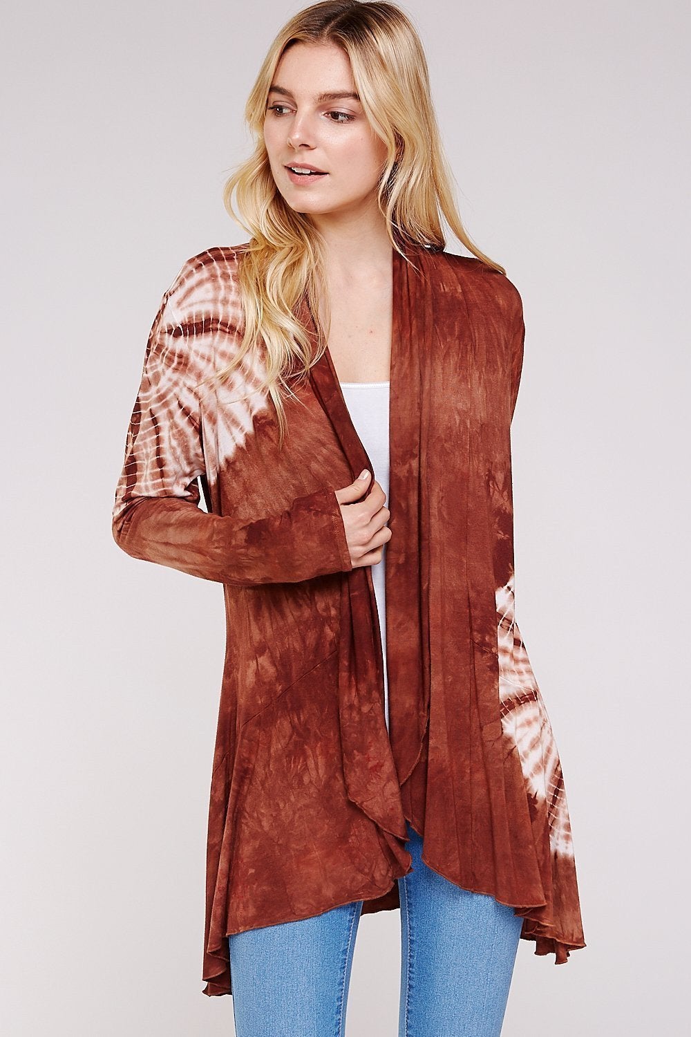 Micas Web Tie Dye Cardigan Lillo Bella Women s Clothing Unique
